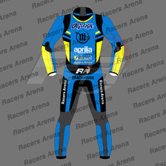 Ai Ogura MotoGP 2025 Aprilia Motorcycle Leather Race Suit Back