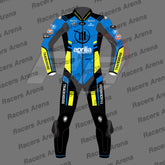 Ai Ogura MotoGP 2025 Aprilia Motorcycle Leather Race Suit Front