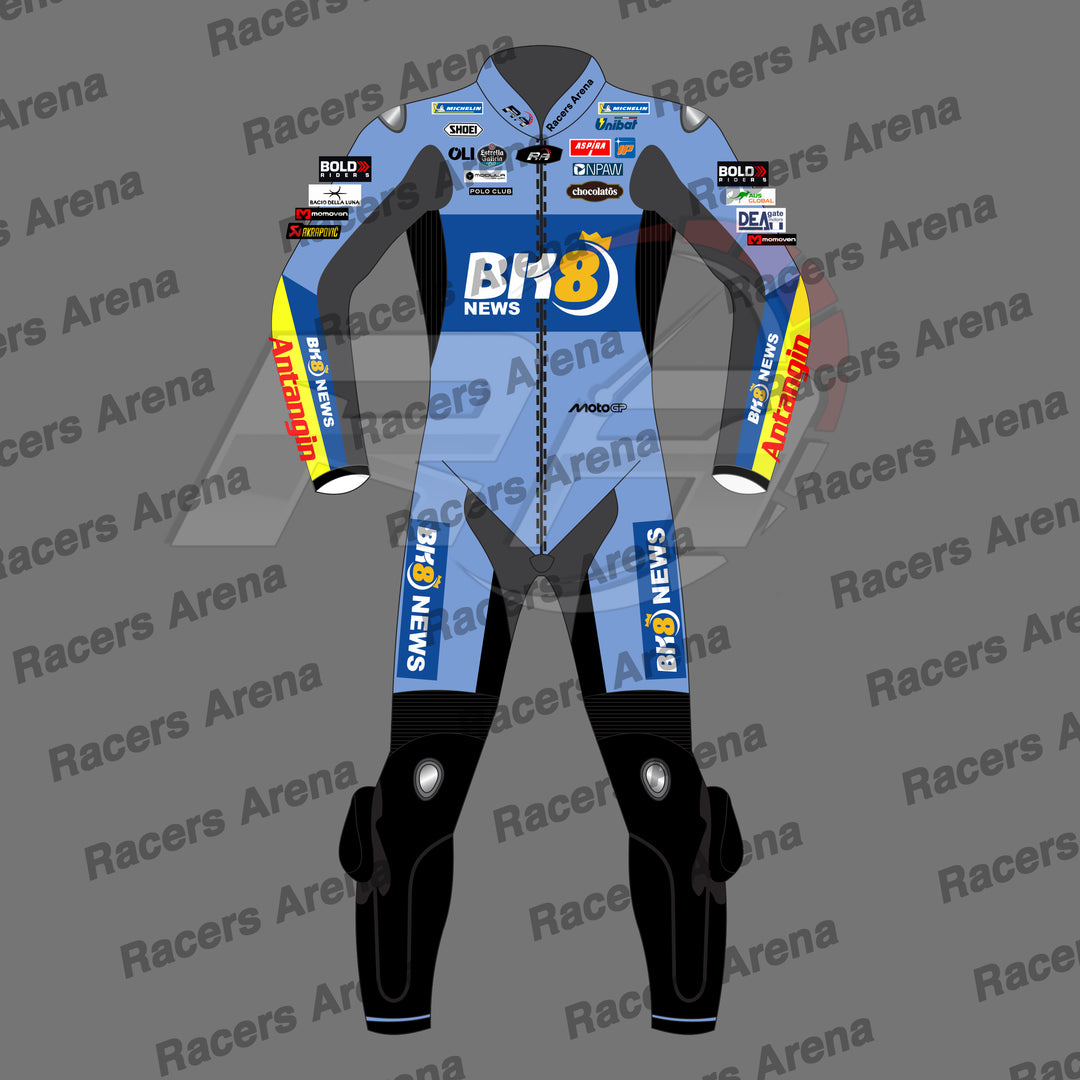 Alex Marquez Ducati Gresini MotoGP 2026 Motorcycle Leather Race Suit Front