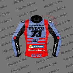 Alex Marquez Ducati Team Gresini MotoGP 2023 Motorcycle Racing Jacket Back
