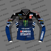 Alex Rins Yamaha MotoGP 2026 Leather Race Jacket Front