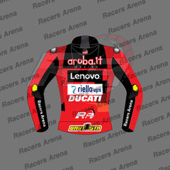 Alvaro Bautista Ducati Aruba it SBK 2023 Motorcycle Race JAcket Back