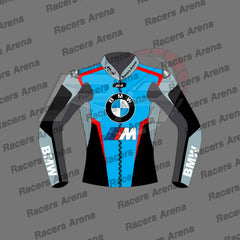 BMW Superbike Pro 2023 Motorbike Leather Race Jacket Front