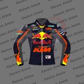 Bard Binder KTM Red Bull MotoGP 2022 Motorcycle Leather Race Jacket Front