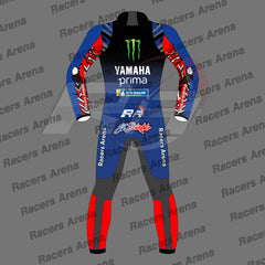Fabio Quartararo MotoGP Monster Energy 2025 Motorcycle Leather Race Suit Back