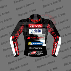 Francesco Bagnaia Ducati Winter Test 2023 Motorbike Race Leathers Jacket Back