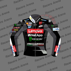 Francesco Bagnaia Ducati Winter Test 2023 Motorbike Race Leathers Jacket Front