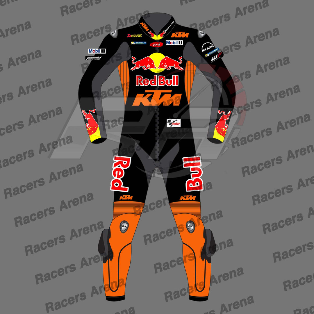 Jack Miller KTM Red Bull MOTOGP 2024 Motorbike Leather Race Suit Front