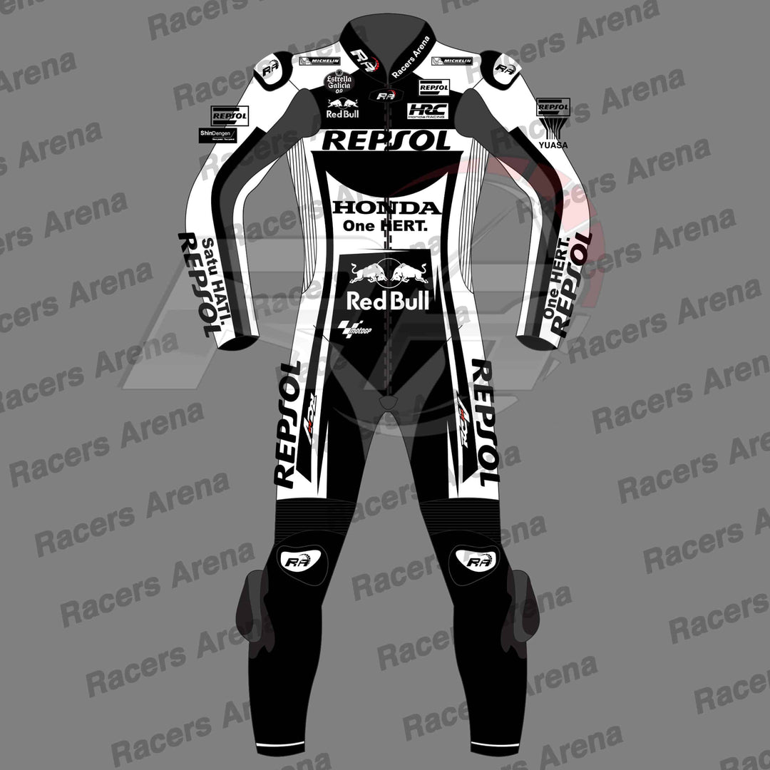Joan Mir Honda Repsol Winter Test 2023 Motorcycle Racing Suit Front
