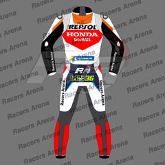 Joan Mir Repsol Honda MotoGP 2024 Motorcycle Leather Race Suit Back
