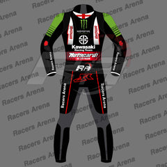 Jonathan Rea Team Kawasaki WSBK 2022 Motorcycle Leather Race Suit Back