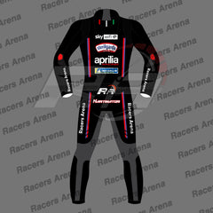 Jorge Martin Aprilia 2025 Motorcycle Leather Racing Suit Back