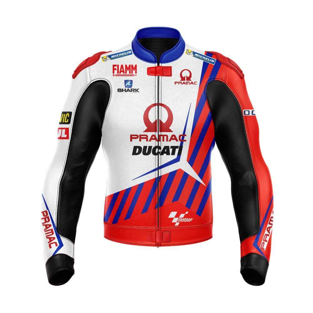 Jorge Martin Ducati Motorcycle Riding Jacket MotoGp 2021 Front