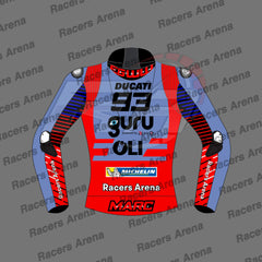 Marc Marqeez Ducati MOTOGP 2024 Motorcycle Race Jacket Back