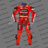 Marc Marquez MotoGP Ducati Motorcycle Leather Race Suit 2025 Front