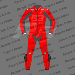 Marc Marquez Winter Test 2024 Motorcycle Leather Race Suit Front
