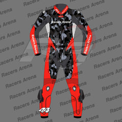 Pol Espargaro Winter Test 2023 Motorcycle Leather Race Suit Front