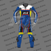 Racers Arena Apex Velocity Motorcycle Race Leather Suit Front