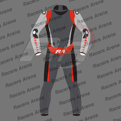 Racers Arena TorqueX Motorbike Race Leather Suit Back