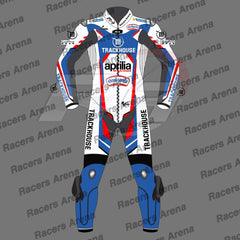Raul Fernandez Aprilia MotoGP 2024 Motorbike Leather Race Suit Front