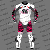 Scott Reddings 45 Winter Test 2022 Motorcycle Leather Riding Suit Front