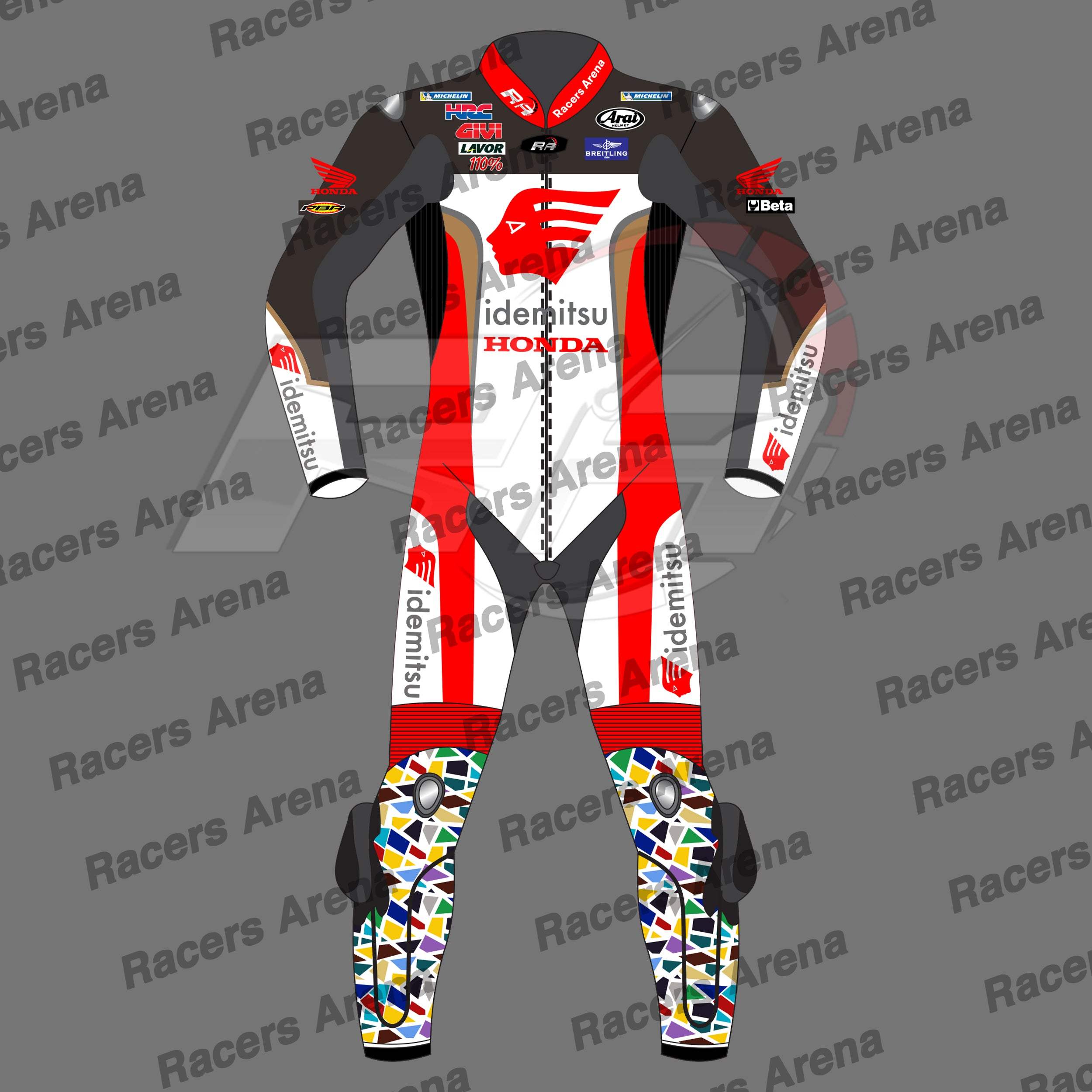 Takaaki Nakagami LCR Honda MotoGP 2022 Motorbike Leather Race Suit Front