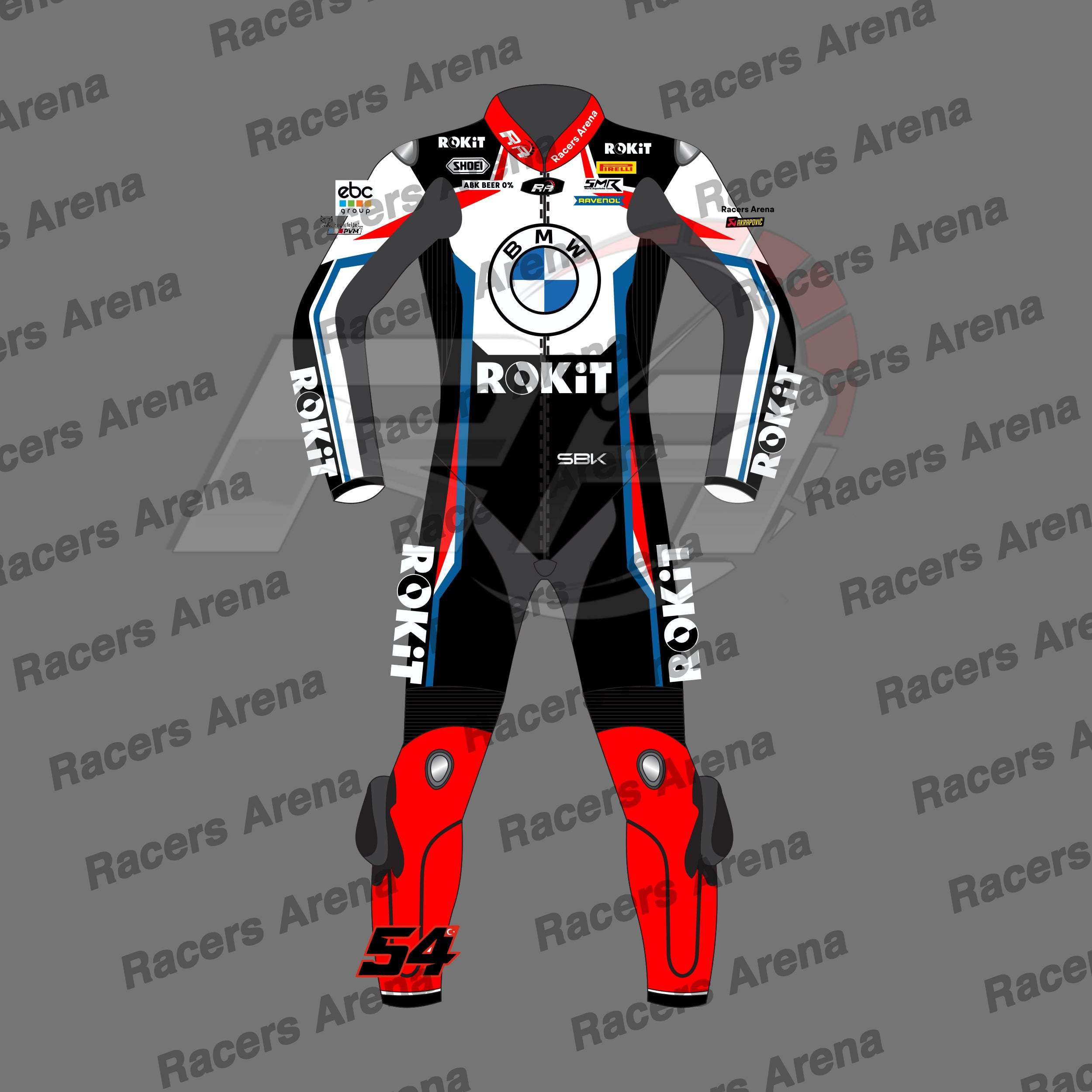 Toprak Razgatlıoğlu BMW 2024 Motorbike Leather Racing Suit Front