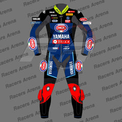 Toprak Razgatlioglu Pata Yamaha SBK 2022 Motorcycle Leather Racing Suit Front
