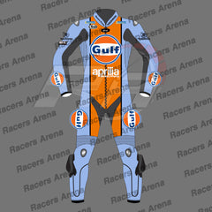 AI Ogura MotoGP 2026 Gulf Aprilia Motorcycle Leather Racing Suit Front