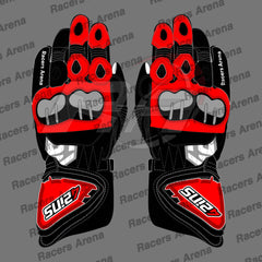 Alex Rins Suzuki MotoGP 2022 Motorbike Leather Race Gloves