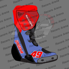 Enea Bastianini Ducati MotoGP 2022 Motorcycle Race Boots