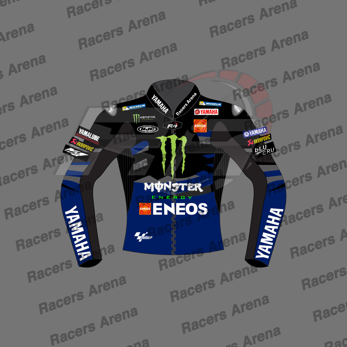 Fabio-Quartararo-Monster-Energy-2024-MOTOGP-Motorcycle-Leather-Racing-Jacket-Front