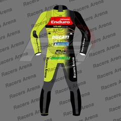 Franco Morbidelli Ducati VR46 MotoGP 2026 Motorcycle Leather Race Suit Back