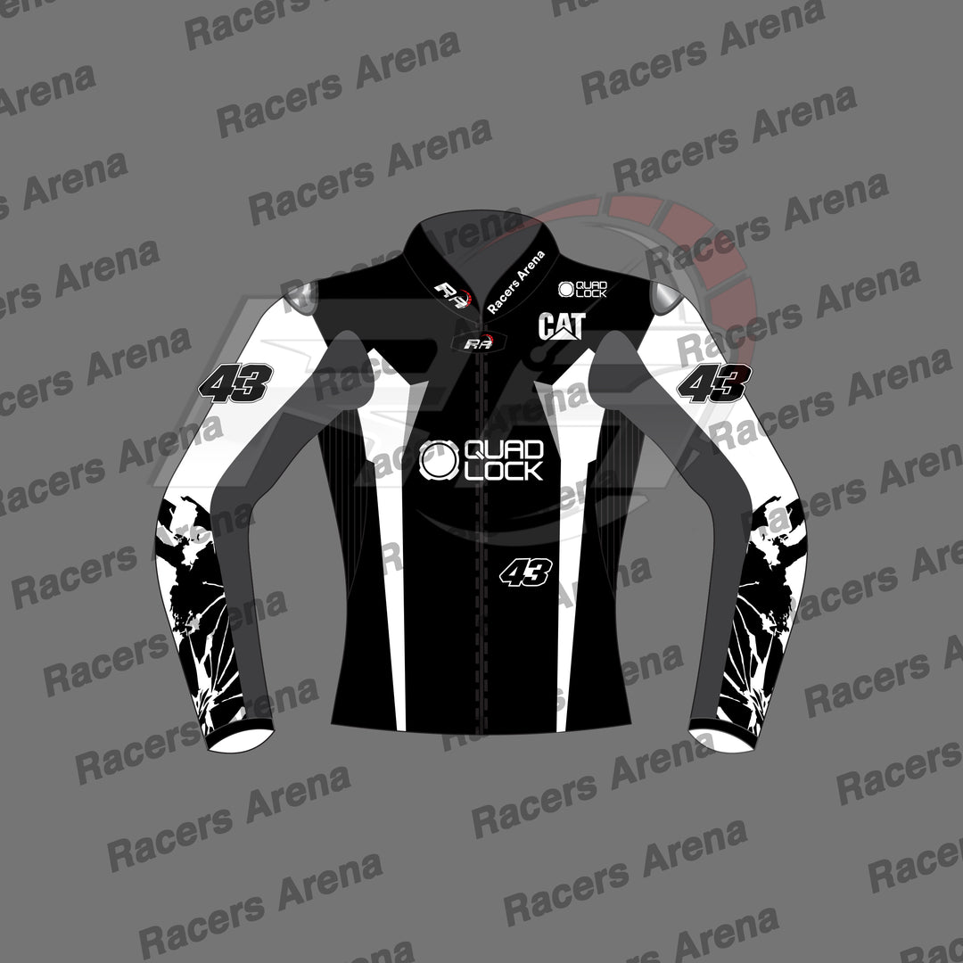 Jack Miller Winter Test 2024 Motorcycle Leather Jacket Front