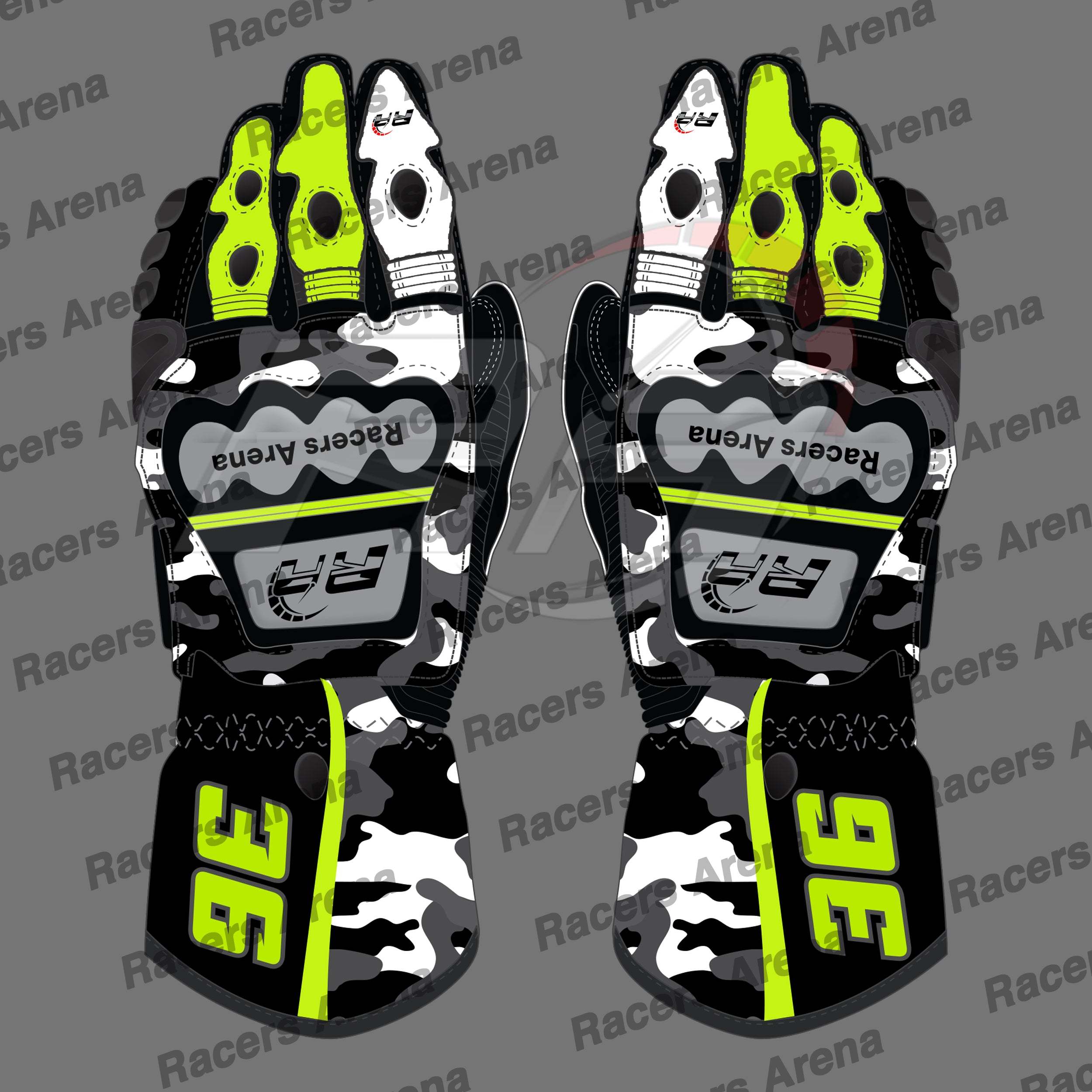 Joan Mir HRC Honda MotoGP 2023 Motorcycle Racing Gloves