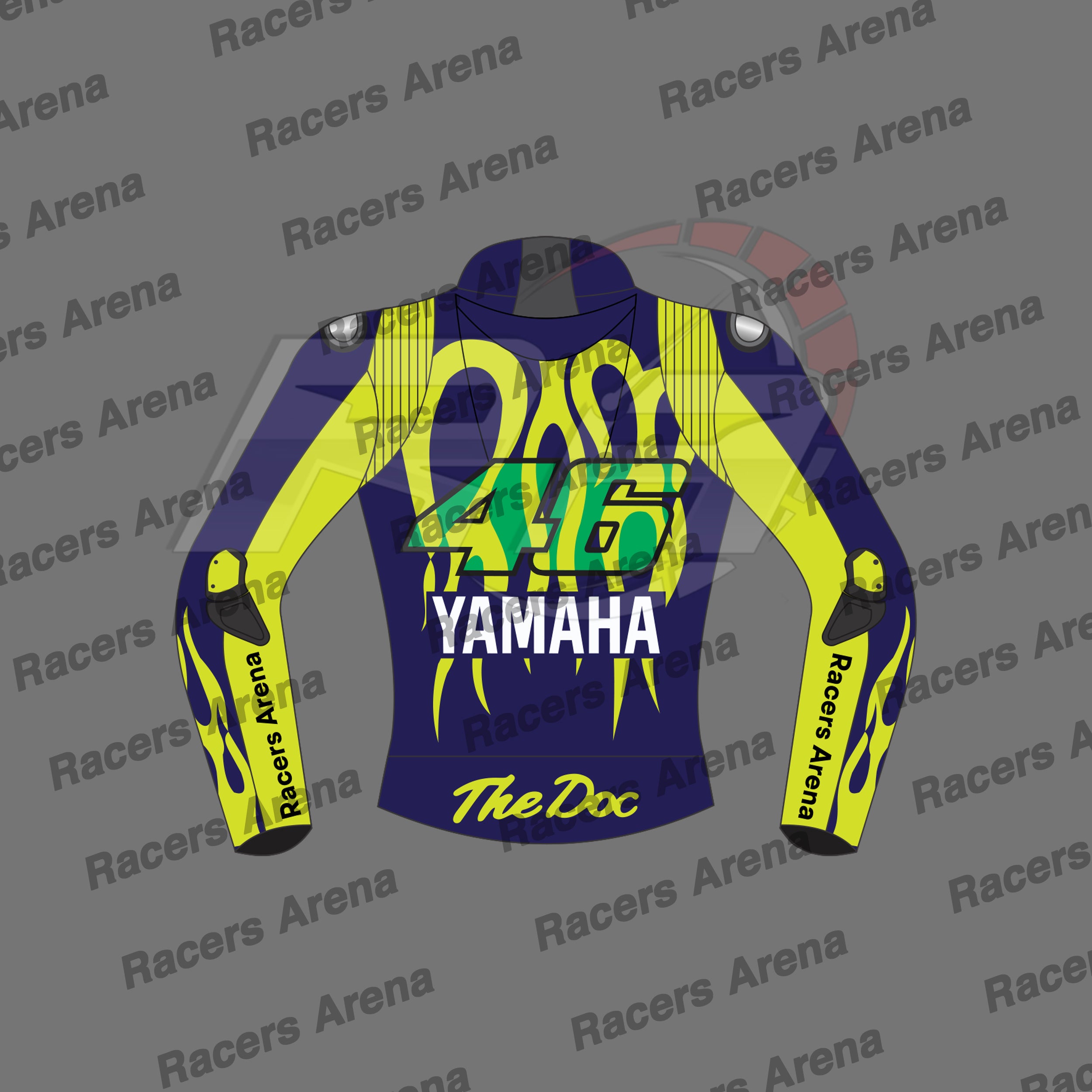 Valentino-Rossi-Blue-Yamaha-2024-Motorcycle-Leather-Race-Jacket-Back