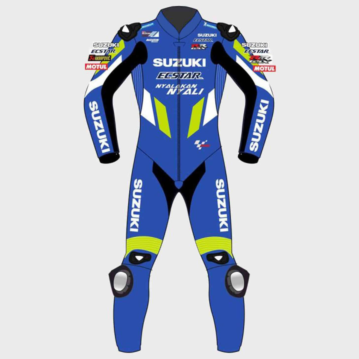 Alex Rins Suzuki Motorbike Leather Suit Front