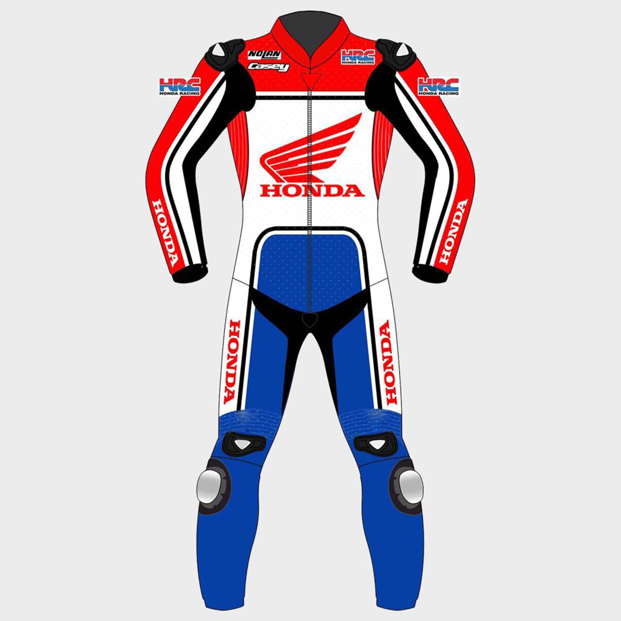 Casey Stoner Honda HRC Motorbike Suit 2020 Front