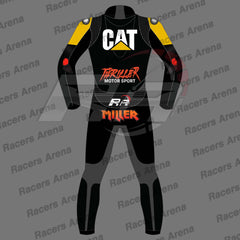 Jack Miller Caterpillar Thriller Motorcycle Leather Race Suit Back