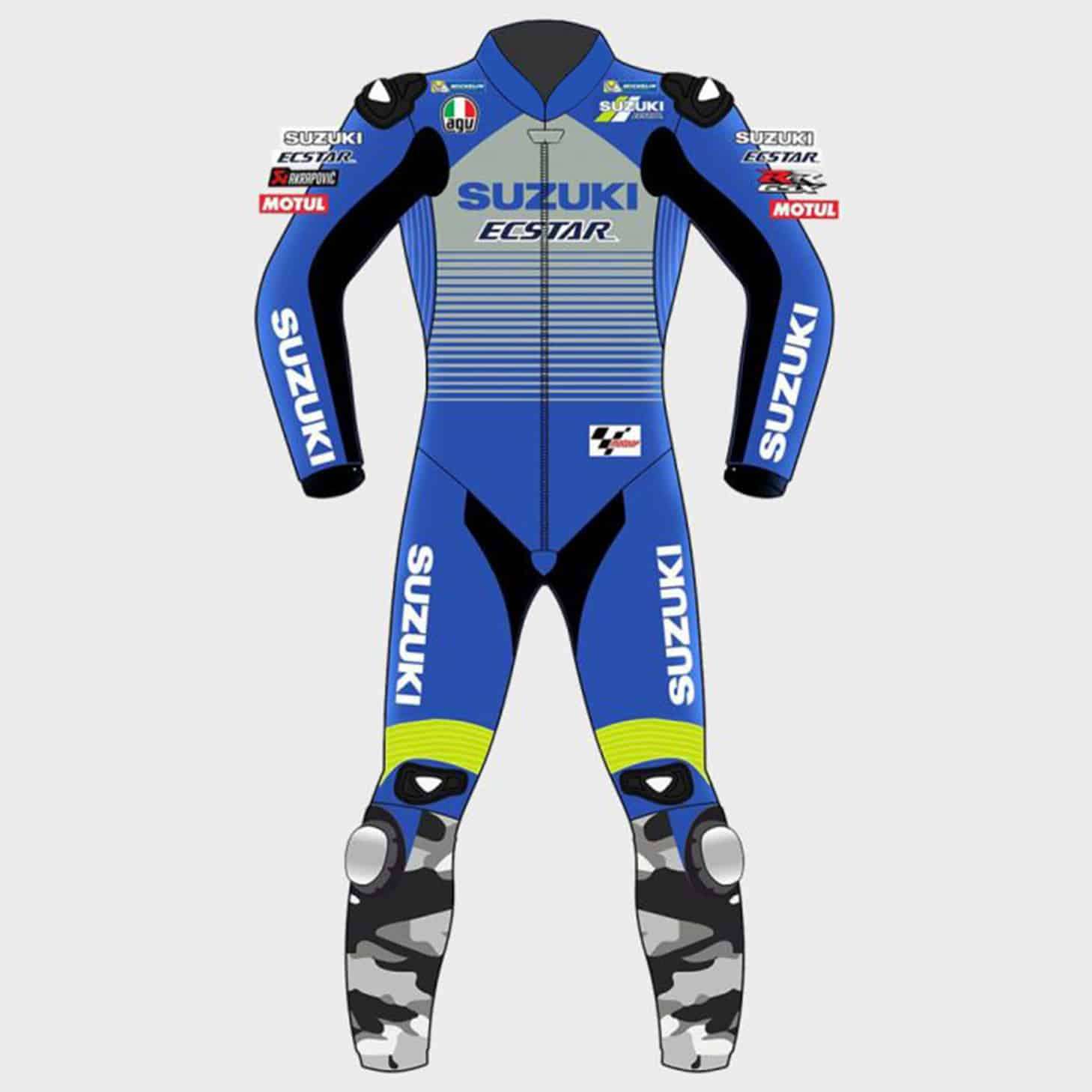 Joan Mir Suzuki Motorbike Suit 2020 Back