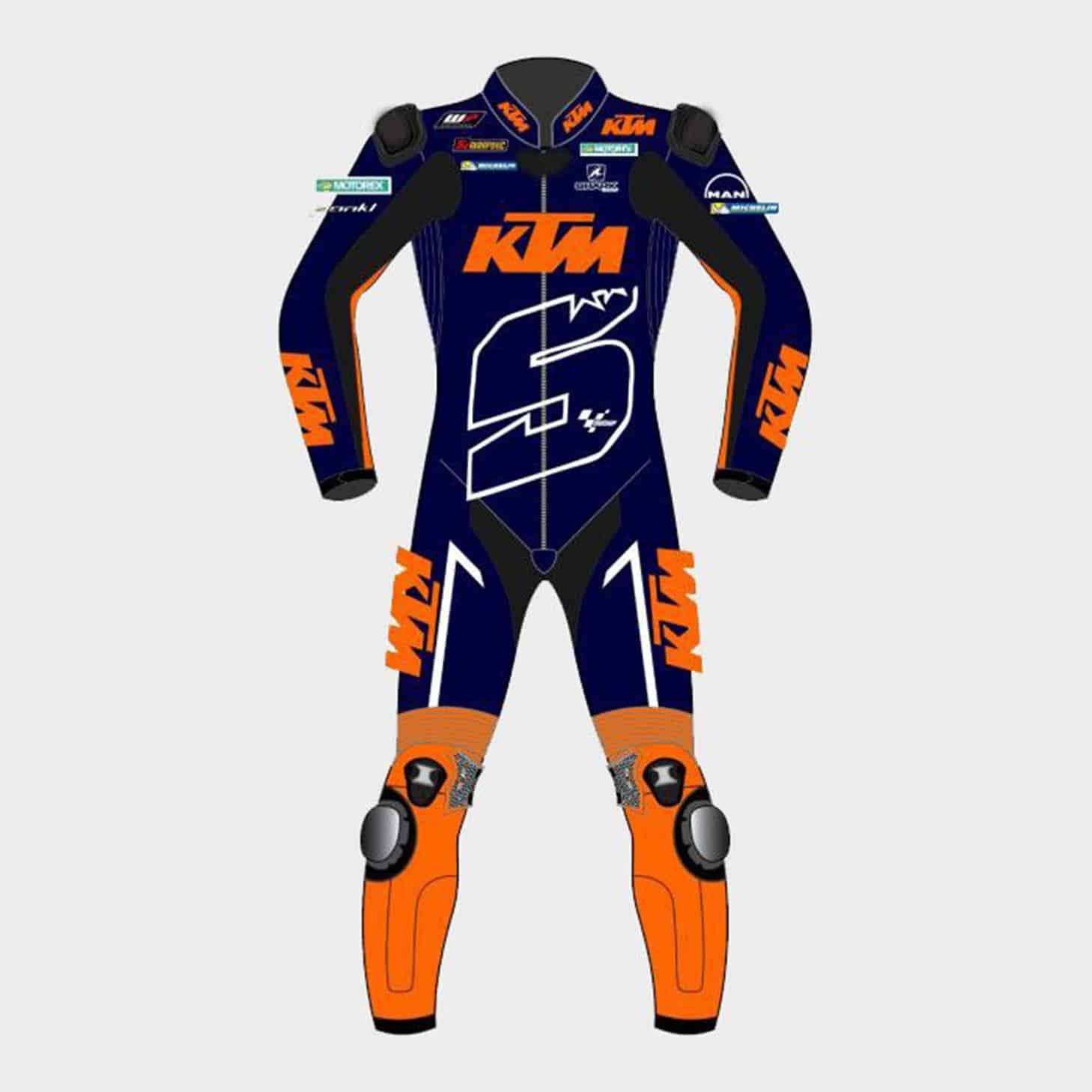 Johan Zarco Jerez KTM Test 2018 Motorcycle Suit Front