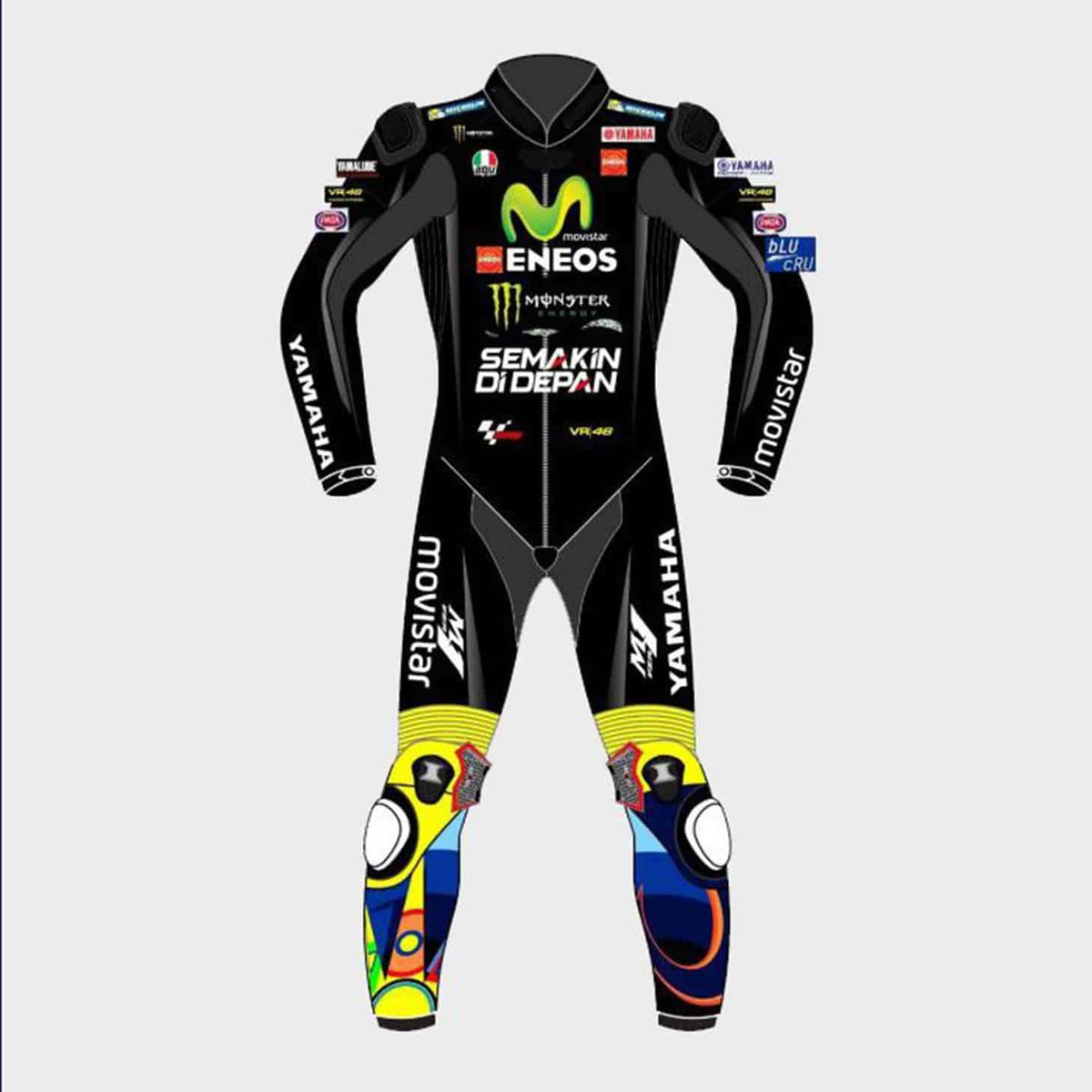 Yamaha Valentino Rossi 2017 Model Black Front